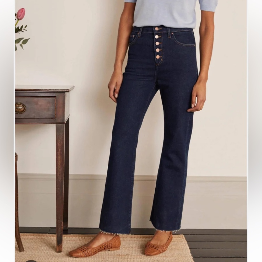 Boden Button Fly Kick Flare Jean 👖
